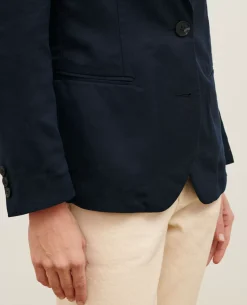 Femme Comptoir des Cotonniers Veste De Blazer En Lin Melange