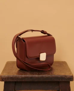 Femme Comptoir des Cotonniers Vic - Sac Boite En Cuir