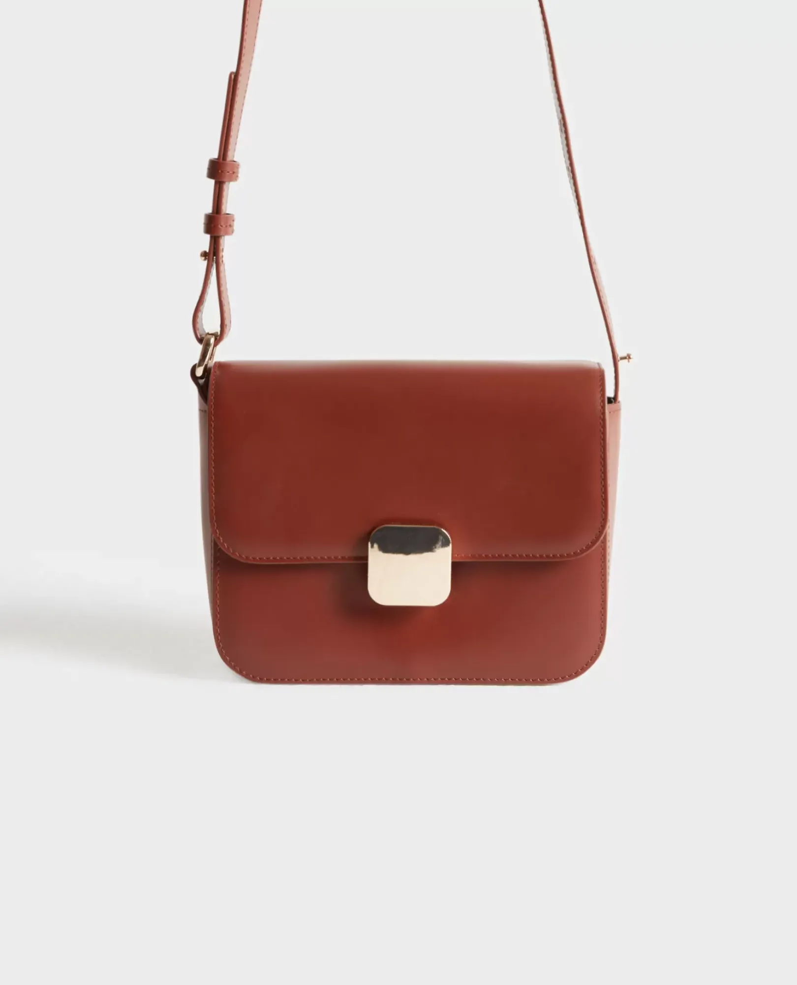 Femme Comptoir des Cotonniers Vic - Sac Boite En Cuir