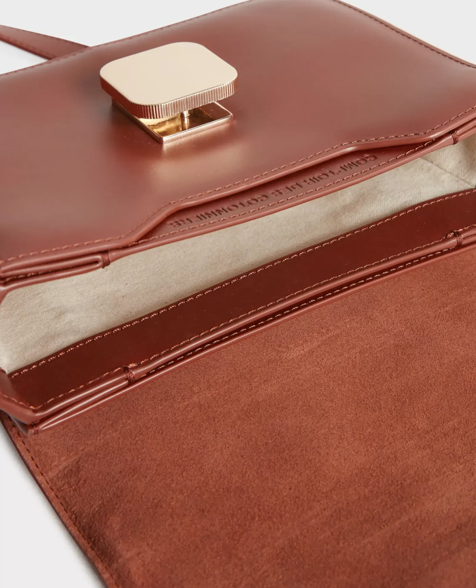 Femme Comptoir des Cotonniers Vic - Sac Boite En Cuir