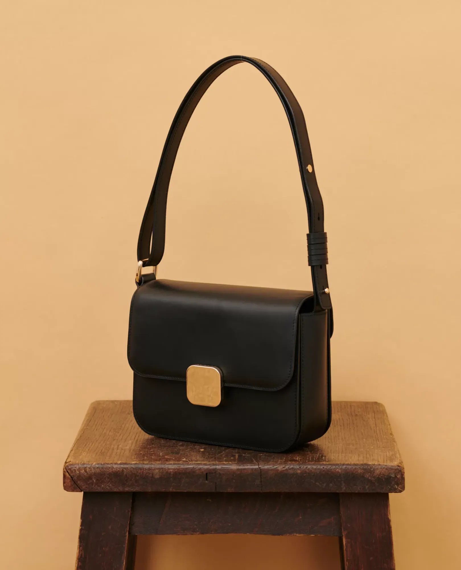 Femme Comptoir des Cotonniers Vic - Sac Boite En Cuir
