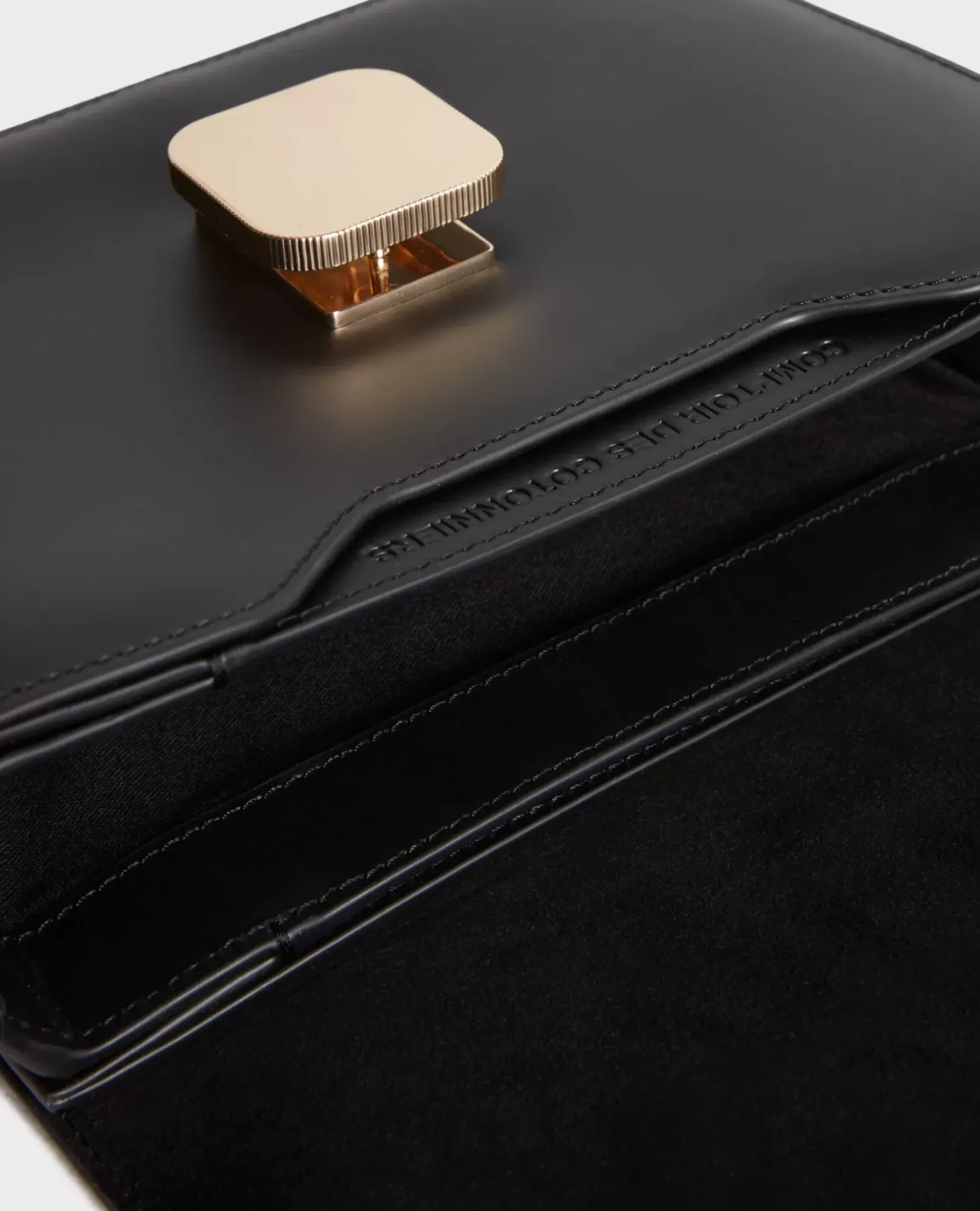 Femme Comptoir des Cotonniers Vic - Sac Boite En Cuir