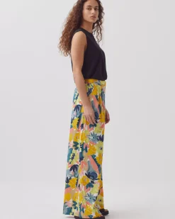 Femme Comptoir des Cotonniers Yvonne - Pantalon Ample En Coton