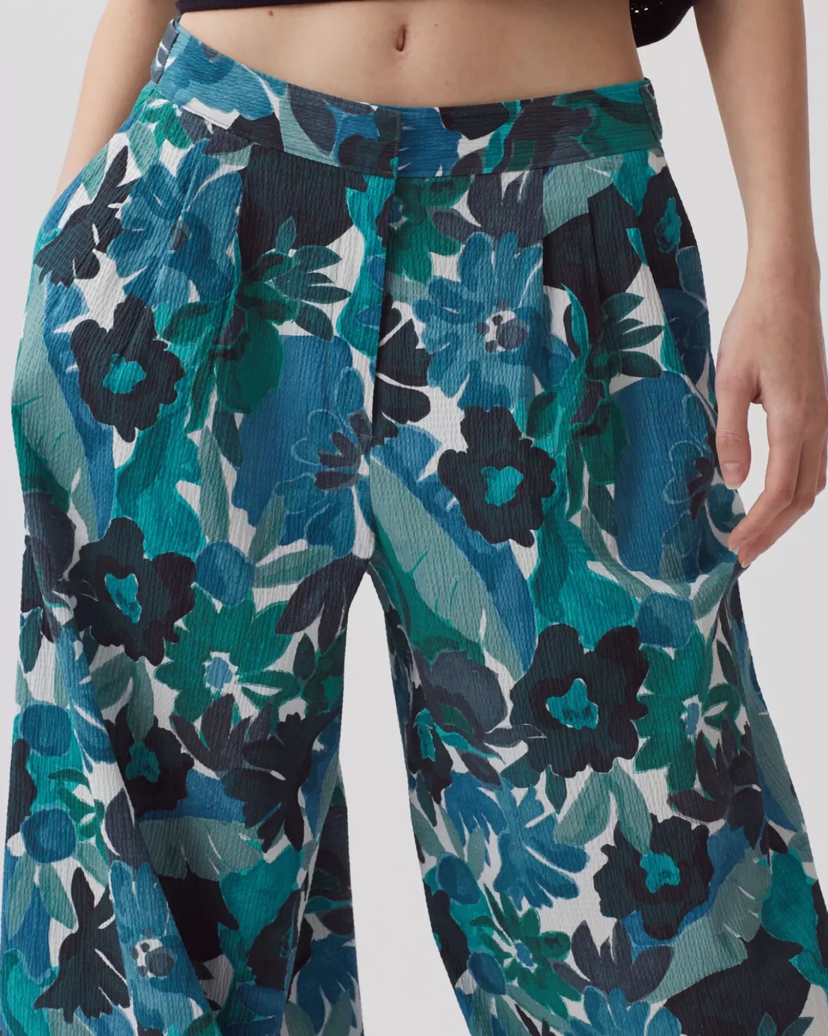 Femme Comptoir des Cotonniers Yvonne - Pantalon Ample En Coton