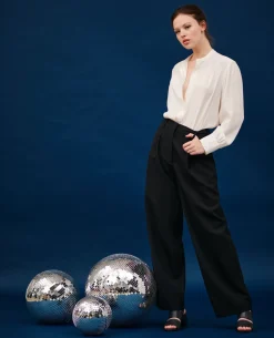 Femme Comptoir des Cotonniers Yvonne - Pantalon En Laine