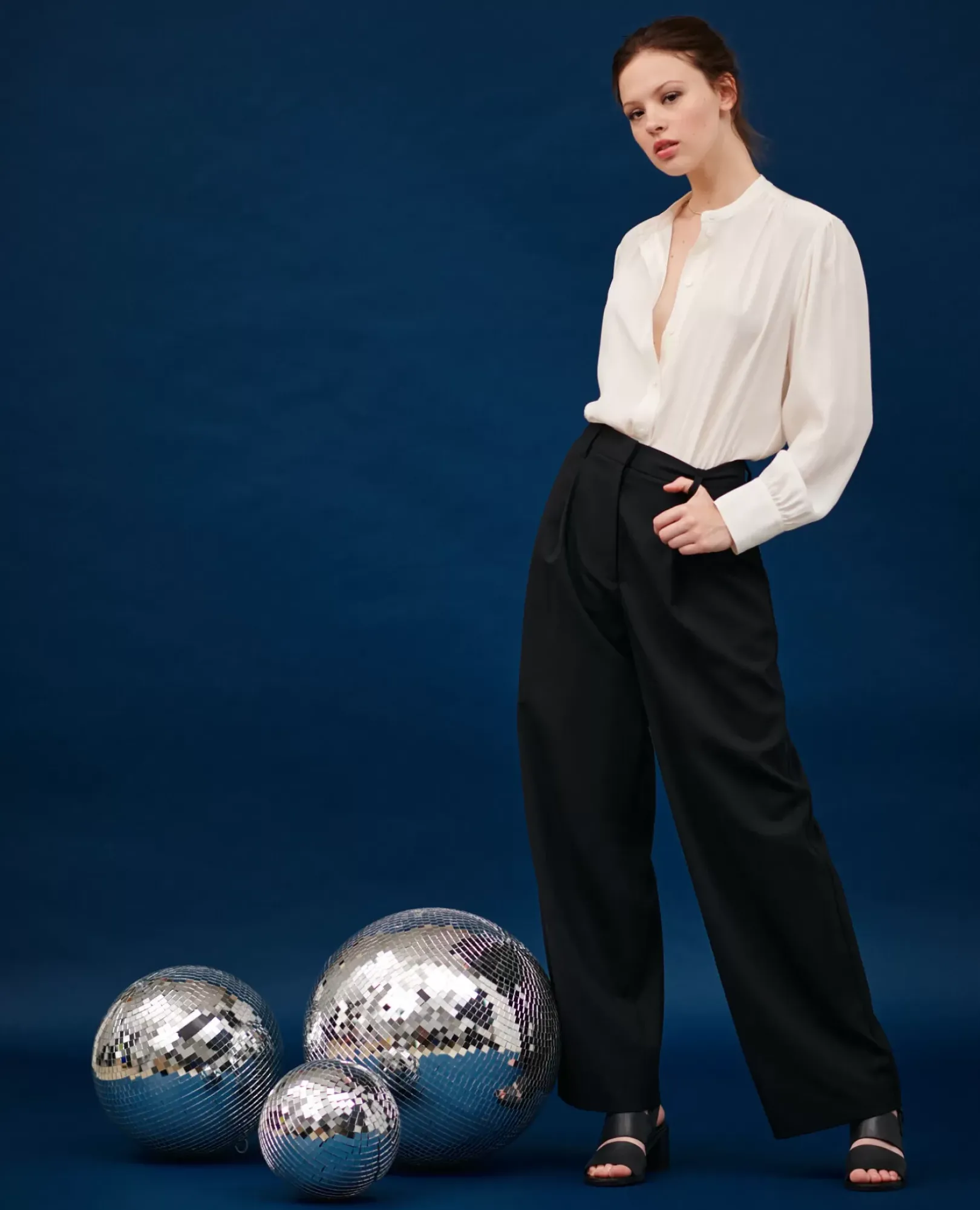 Femme Comptoir des Cotonniers Yvonne - Pantalon En Laine